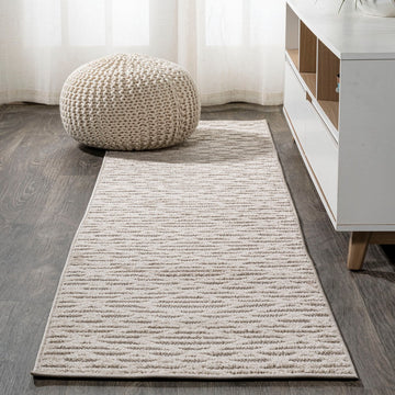 Ararat High-low Pile Moroccan Diamond Modern Indoor/outdoor Area Rug